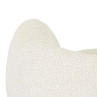 GlobeWest Hugo Vera 4 seater sofa in oat boucle fabric with rounded edges and plush cushioning