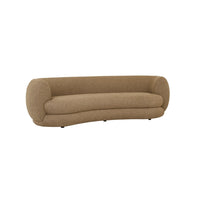 GlobeWest Hugo Vera 4 Seater Sofa - Shiitake