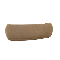 GlobeWest Hugo Vera 4 Seater Sofa - Shiitake