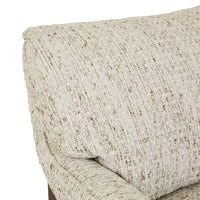 GlobeWest Juno Bowie Sofa Chair walnut ash base detail