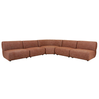 GlobeWest Juno Cloud Round Corner Sofa