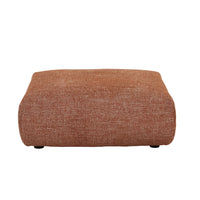 GlobeWest Juno Cloud Ottoman in Brick