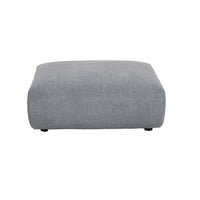 GlobeWest Juno Cloud Ottoman in Vista Blue