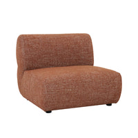 GlobeWest Juno Cloud Centre Sofa in Brick