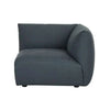Dark teal Slipper modular sofa piece with soft curved design and memory-foam seating