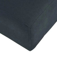 Dark teal Slipper modular sofa corner piece with soft curves and crescent silhouette.