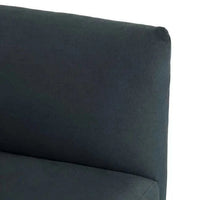 Dark teal Slipper modular sofa with soft curves and memory-foam seating in three pieces