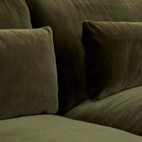 Globe West Sofas Globe West Sidney Peak 3 Seater Sofa - Caper Velvet