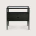 Ethnicraft Spindle Bedside Table- Oak Black