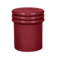 GlobeWest Hanson Round Stool Table - Cherry