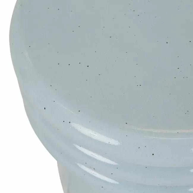 Globe West Side Tables Globe West Hanson Round Side Table - Pale Blue