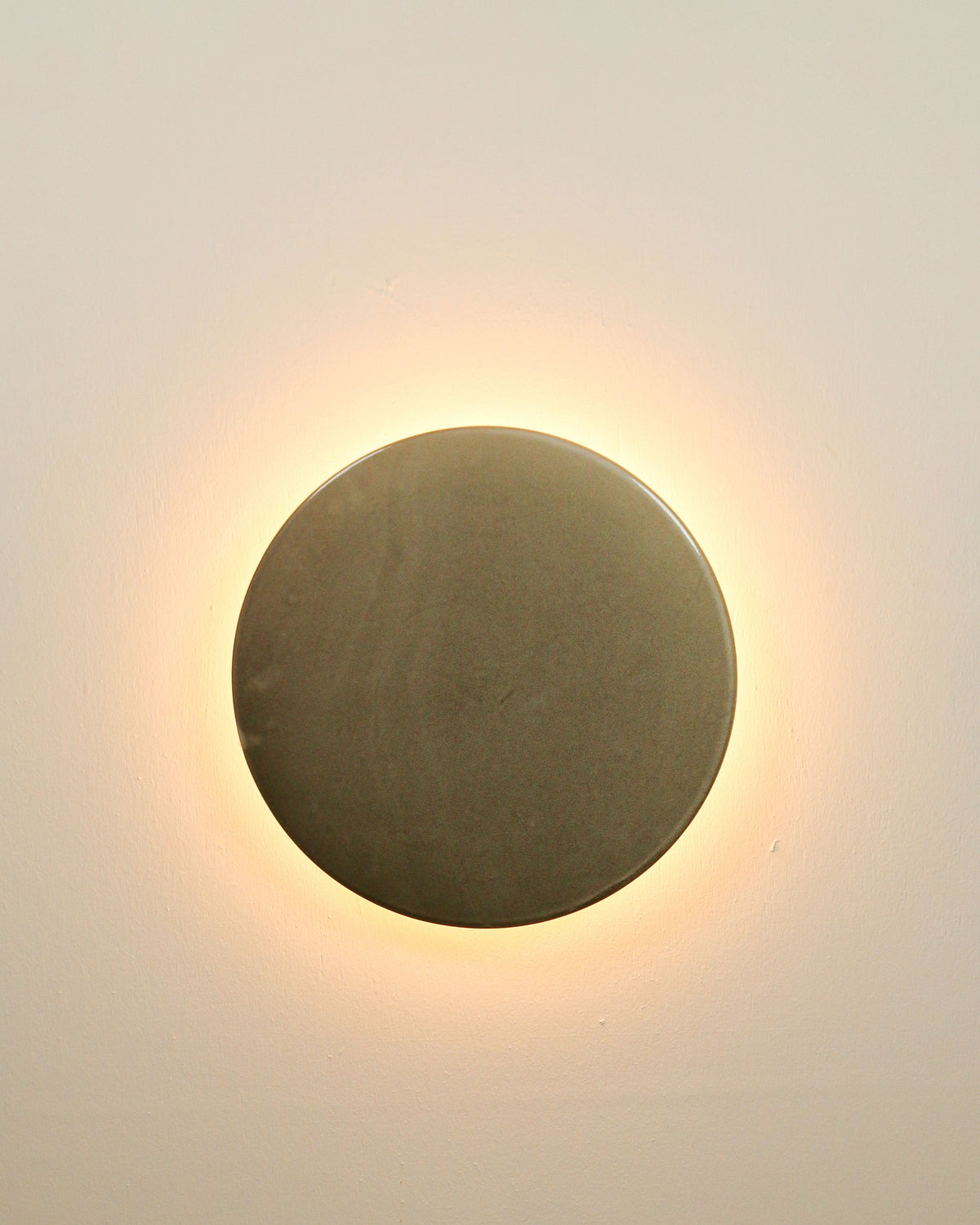 Robert Gordon Backlit Disc Wall Light in Saltbush