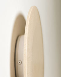 Robert Gordon Backlit Disc Wall Light in Sand
