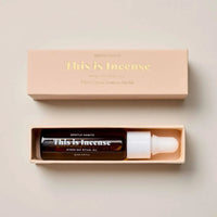 Gentle Habits collection This is Incense Byron Bay diffuser oil bottle in beige box with white dropper cap