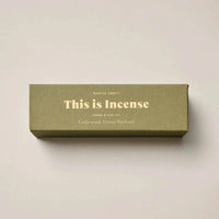 Gentle Habits collection This is Incense Yamba Ritual Diffuser Oil box with cedarwood, vetiver, and patchouli scents