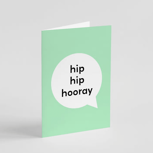 Popsy Press Accessories Hip Hip Hooray Card