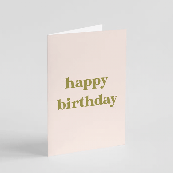 Popsy Press Accessories Retro Happy Birthday Card