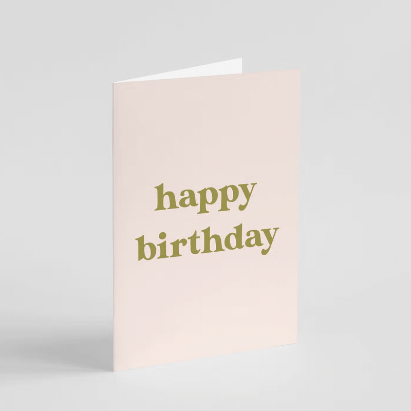 Popsy Press Accessories Retro Happy Birthday Card