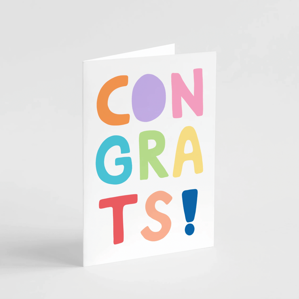 Popsy Press Accessories Colourful Congrats Card
