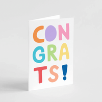 Popsy Press Accessories Colourful Congrats Card