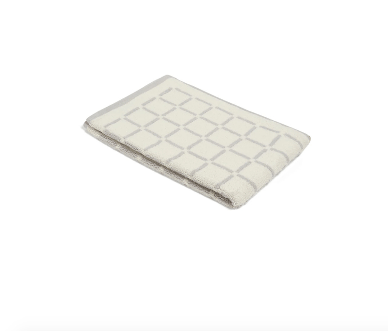 Loop Home Accessories Loop Home Bath Towel - Butter/Stone Grid
