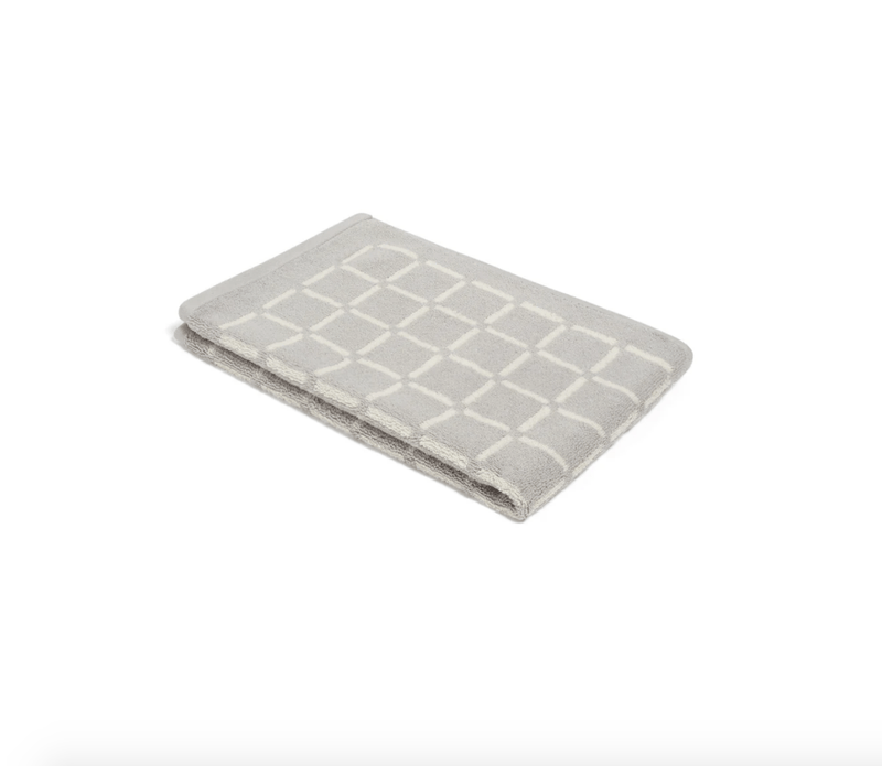Loop Home Accessories Loop Home Bath Towel - Butter/Stone Grid