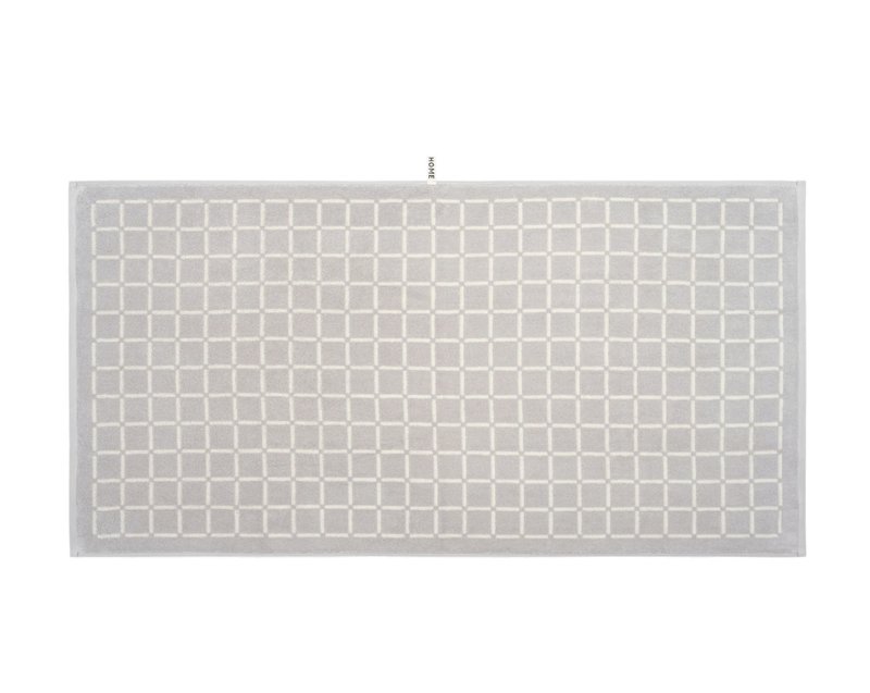 Loop Home Accessories Loop Home Bath Towel - Butter/Stone Grid