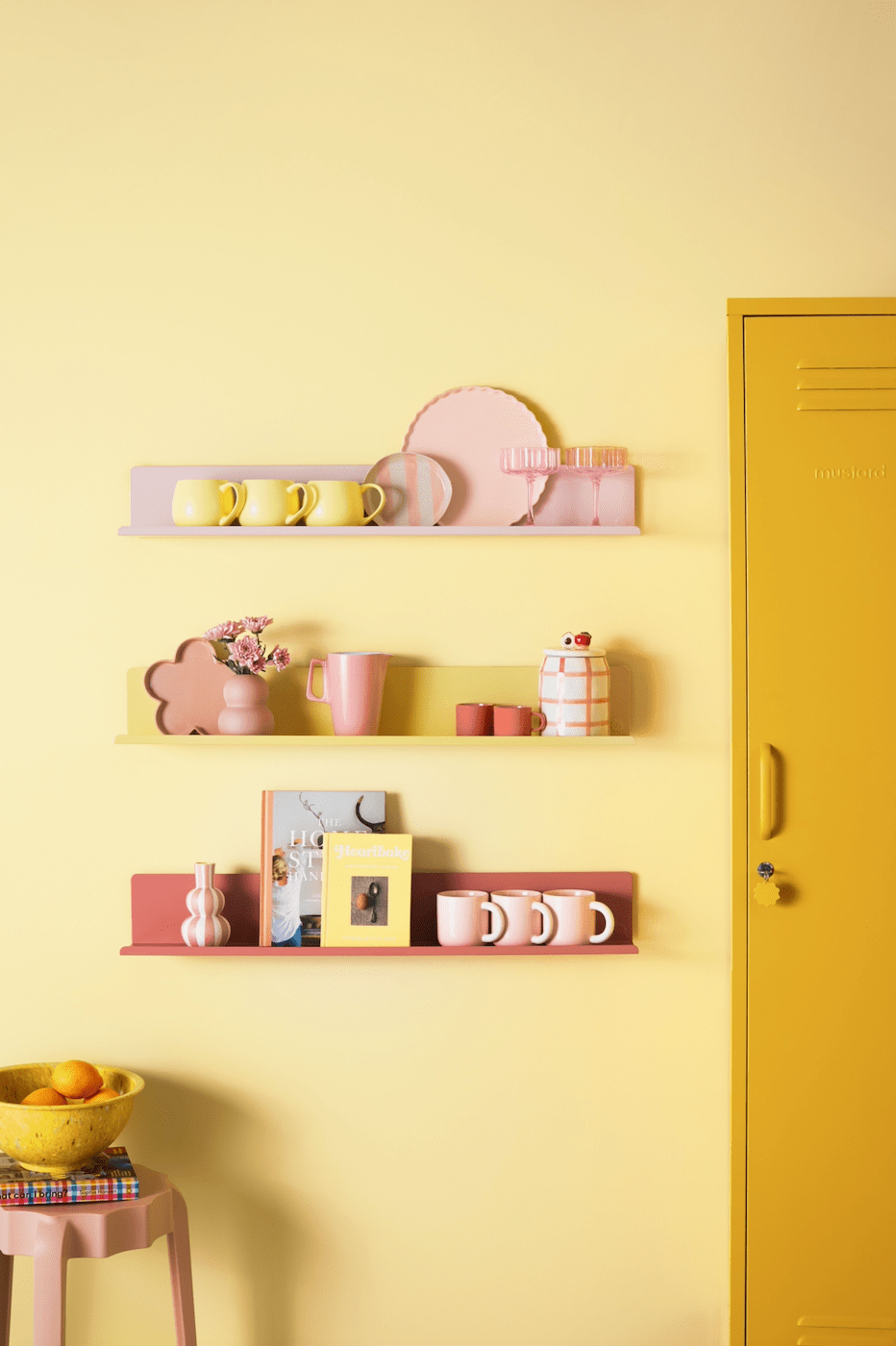 Mustard Made Wall Shelf Mustard Made The Ledge Shelves - Blush