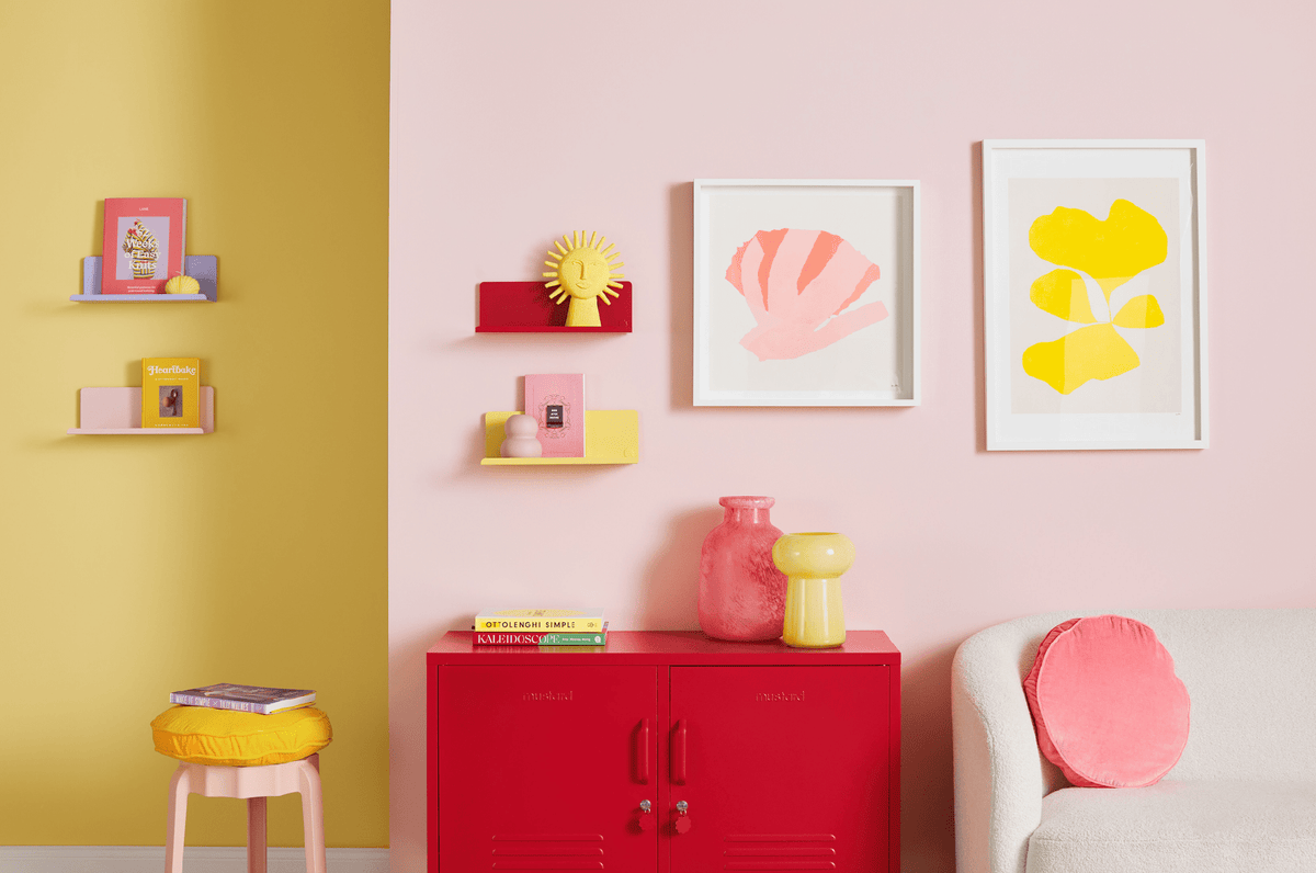 Mustard Made Wall Shelf Mustard Made The Ledge Shelves - Poppy