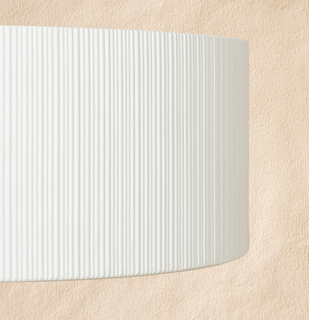 klaylife Pendants POTT Lighting Terra Hanging Pendant - Wide, White Stripes