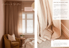 norsuHOME 2 Digital Magazine showing bedroom curtains and shutters with linen fabric details and design tips
