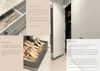 organized jewelry drawer and shoe storage with open white wardrobe in a modern bedroom digital magazine design showcase