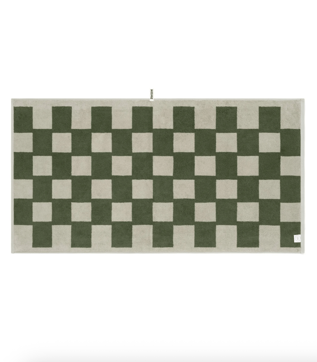 Loop Home Accessories Loop Home Bath Towel - Forest/Sage, Brick