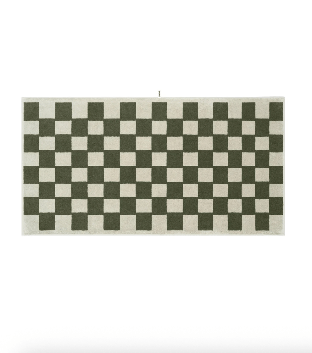 Loop Home Accessories Loop Home Bath Sheet - Forest/Sage, Brick