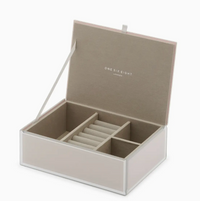 Sara Jewellery Box, Nude Medium