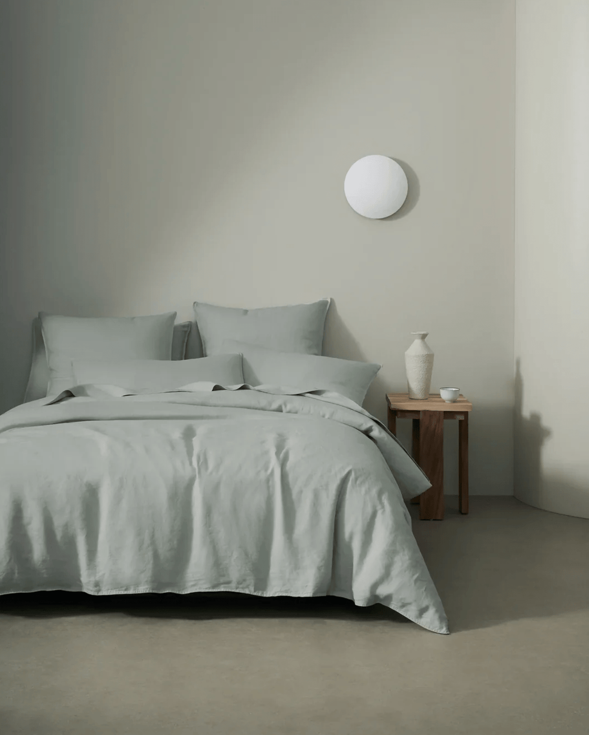 Weave Home Bed Linen Weave Home Ravello Quilt Cover - Sage (Various Sizes)