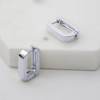 Zafino Earrings Zafino Cassie Hoop - Silver