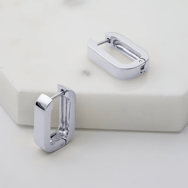 Zafino Earrings Zafino Cassie Hoop - Silver