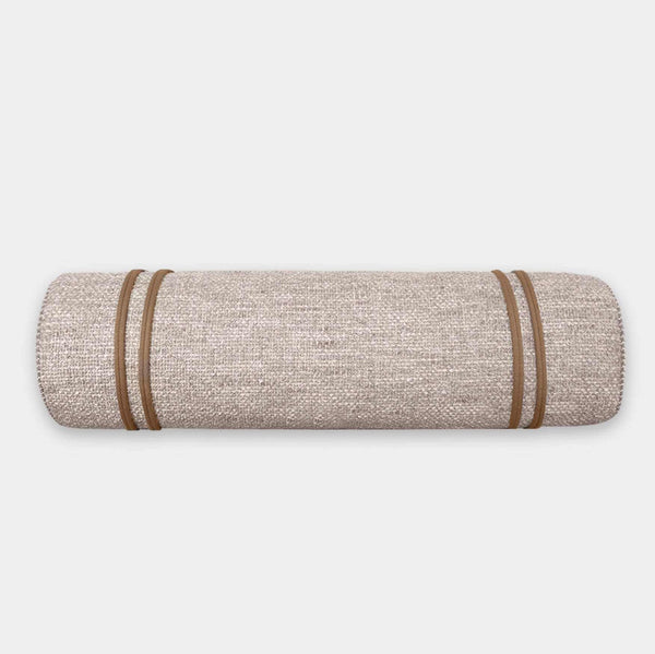 norsu STUDIO Forma Collection Nova bolster cushion in blush | Norsu Interiors