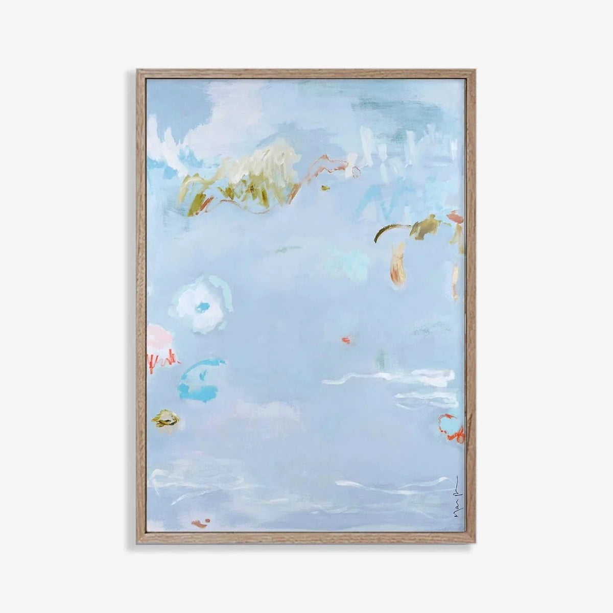 Marcia Priestley Prints Marcia Priestley Limited Edition Fine Art Canvas Print - Sea Bleu