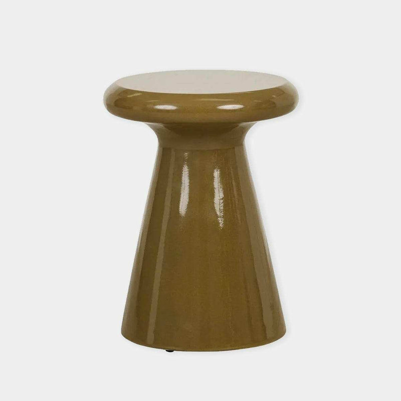 Globe West Side Tables Globe West Seville Podium Large Side Table, Olive