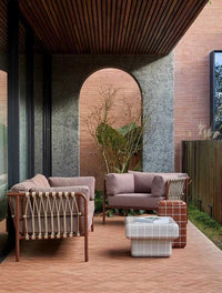 Globe West Coffee Tables Globe West Seville Tile Coffee Table, Pearl White