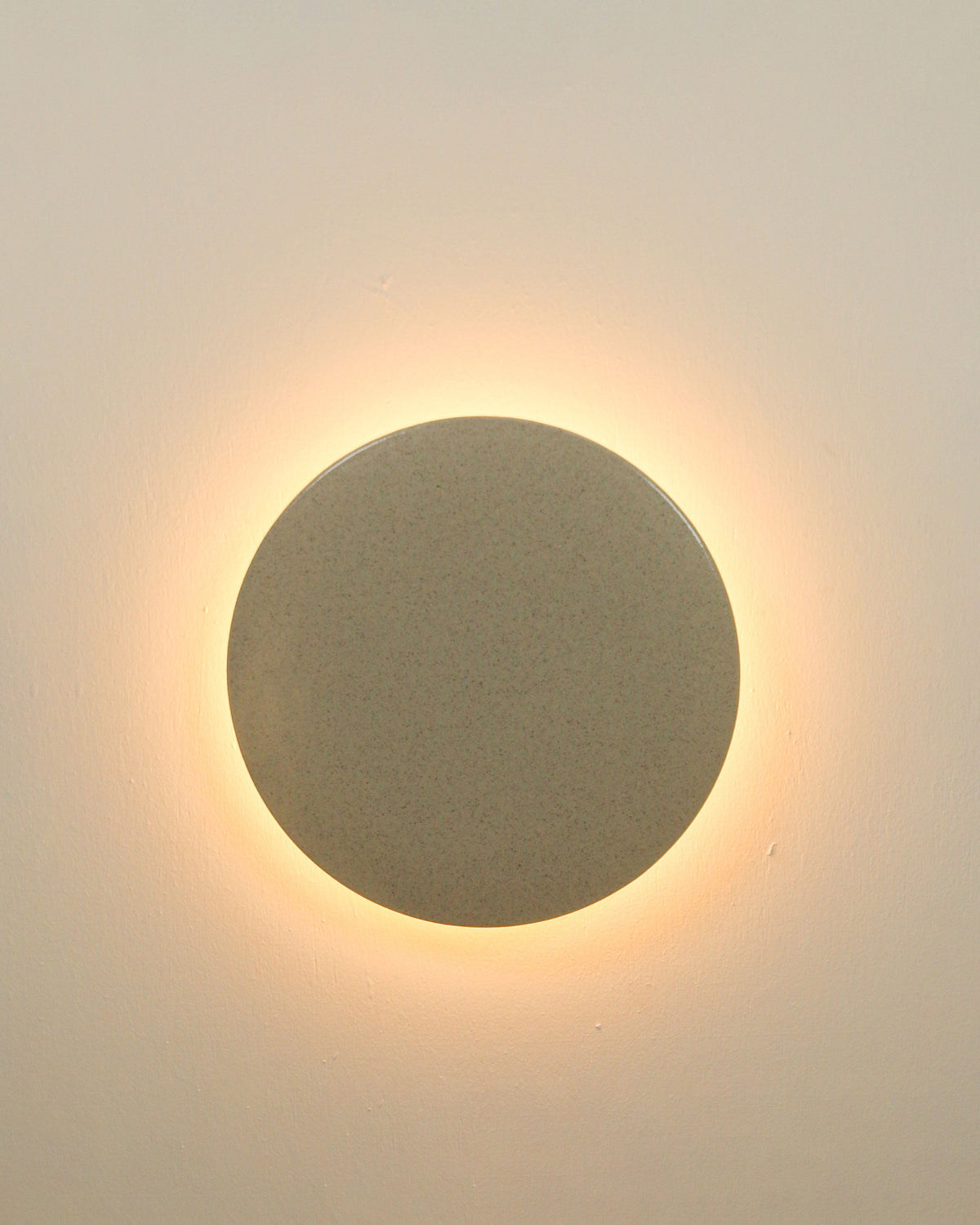 Robert Gordon Backlit Disc Wall Light in Shale