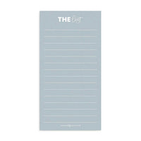 Sky blue reusable fridge shopping/to-do list with white lines and strong magnet