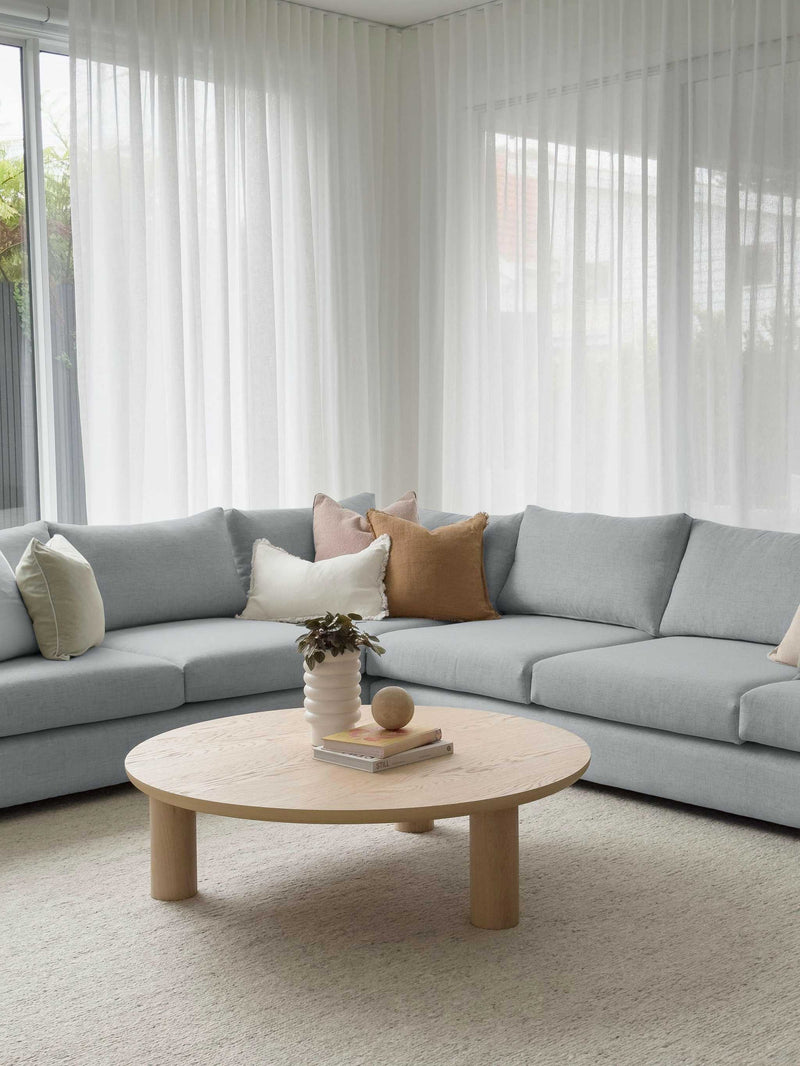 norsuHOME Sofas Liz Custom norsuHOME Sofa in Hawthorn Silver (RHF 3 x 3.8m)