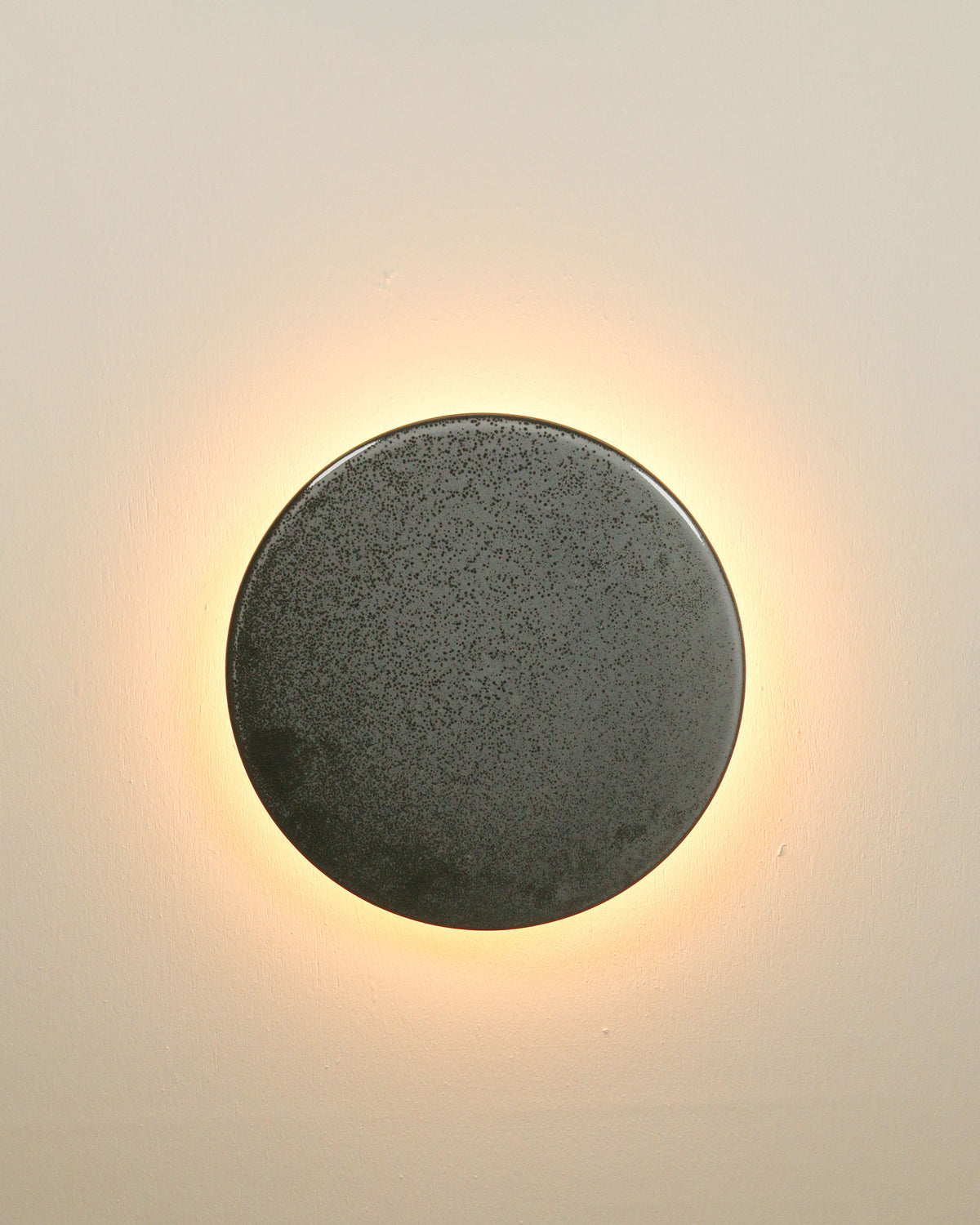 Robert Gordon Backlit Disc Wall Light in Storm