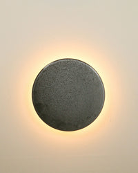 Robert Gordon Backlit Disc Wall Light in Storm