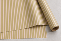 norsu STUDIO Christmas Wrapping Paper Roll, Matte Stripe – 70cm x 5m