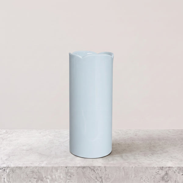 norsu STUDIO Living Ceramic Petal Vase, Large – Blue