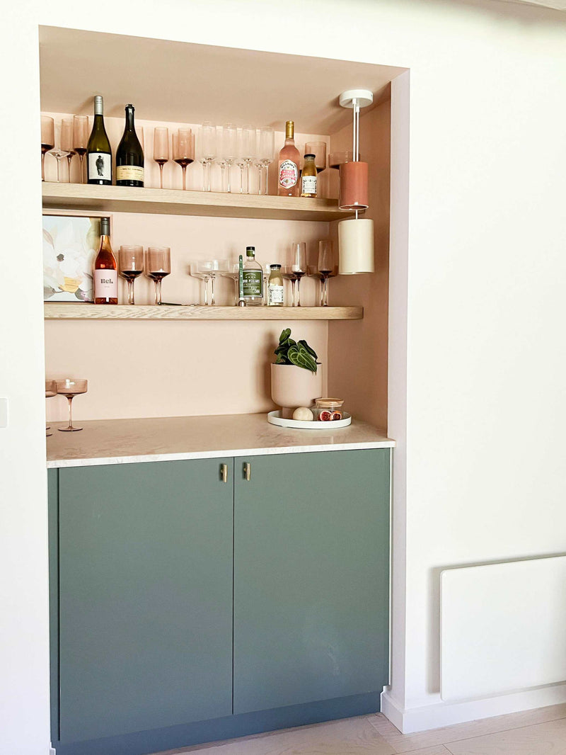 Robert Gordon Interiors Pendants Norsu Cabin x Robert Gordon Cylinder Light - Dusty Rose